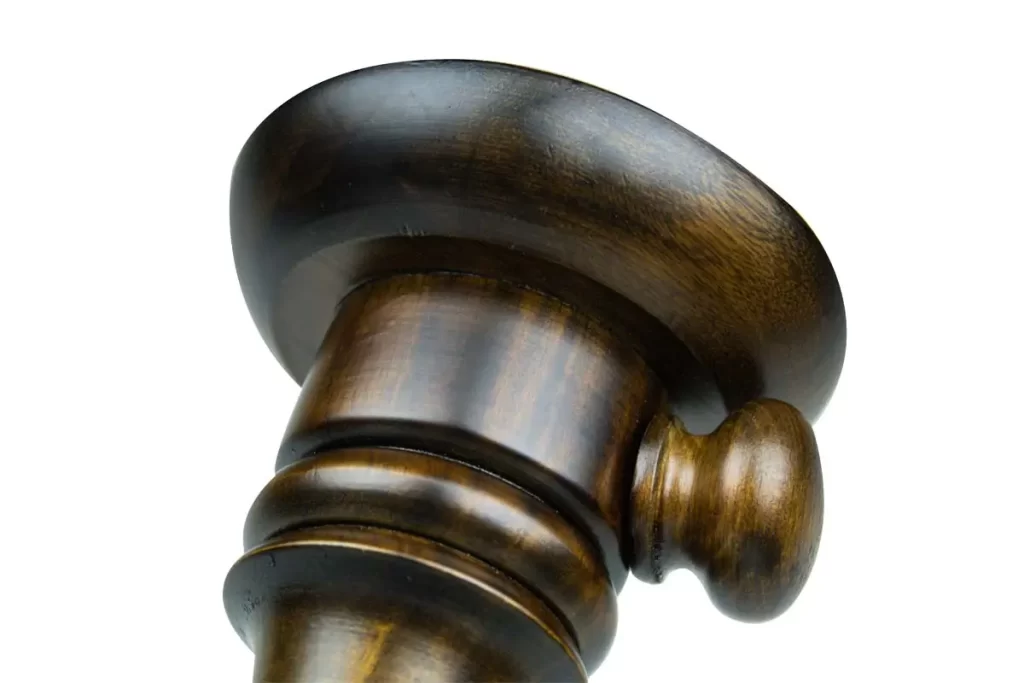 Wooden dress form stand top in brown colour