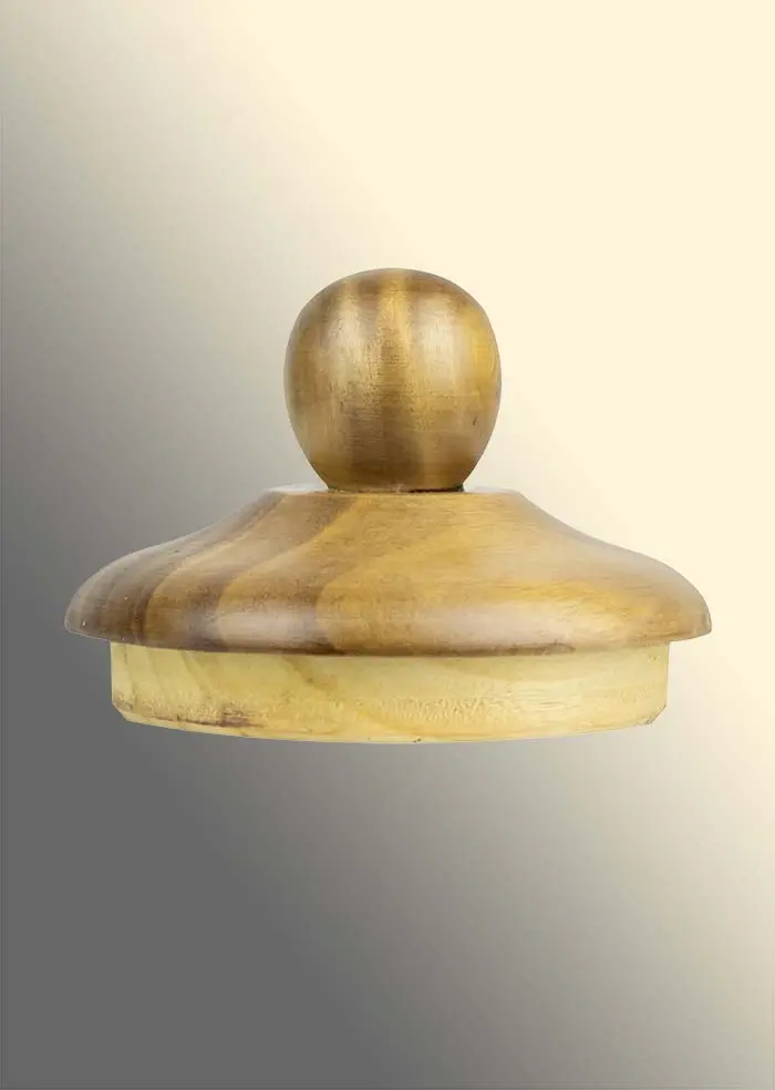 Best wooden neck cap with knob in brown colour for dress form and mannequin display purposes