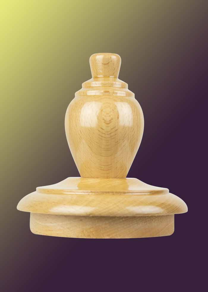 classic wooden neck cap for dress form with natural finish, perfect for mannequin showroom and boutiques
